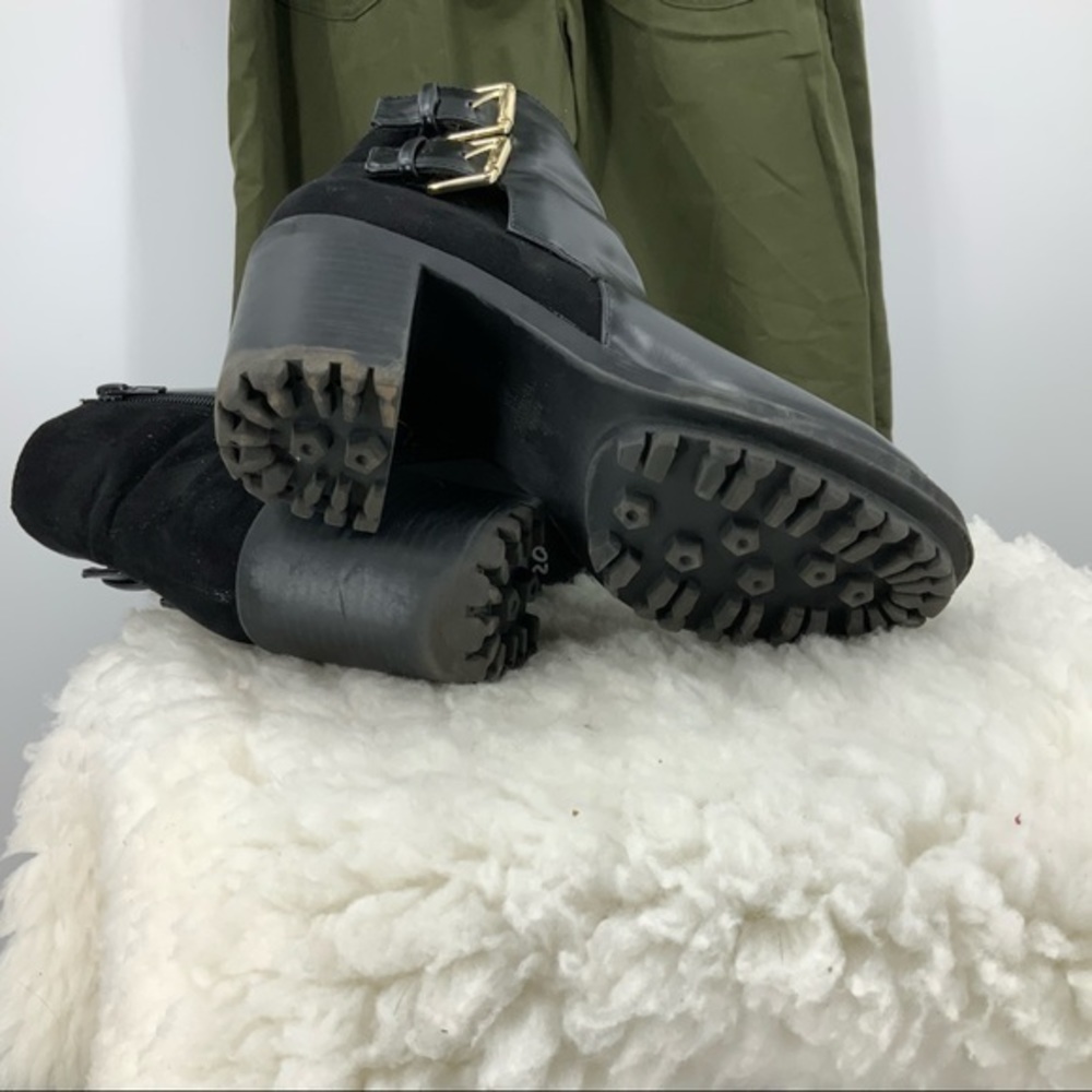 Zara Trafaluc Black ankle boot 8/38 - Picture 5 of 8